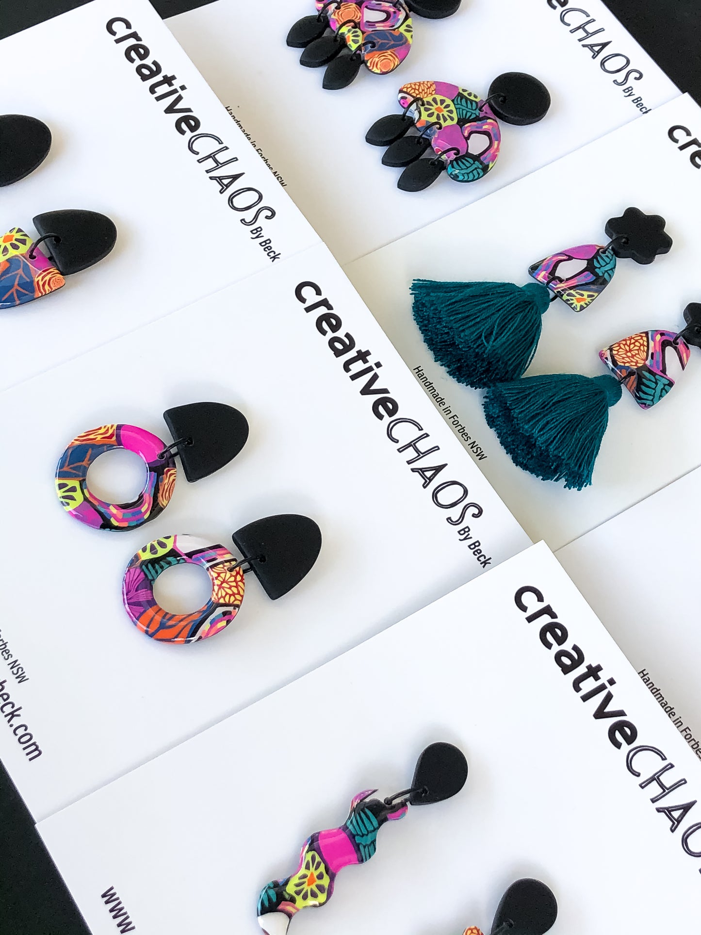 Resin Dangle Earring