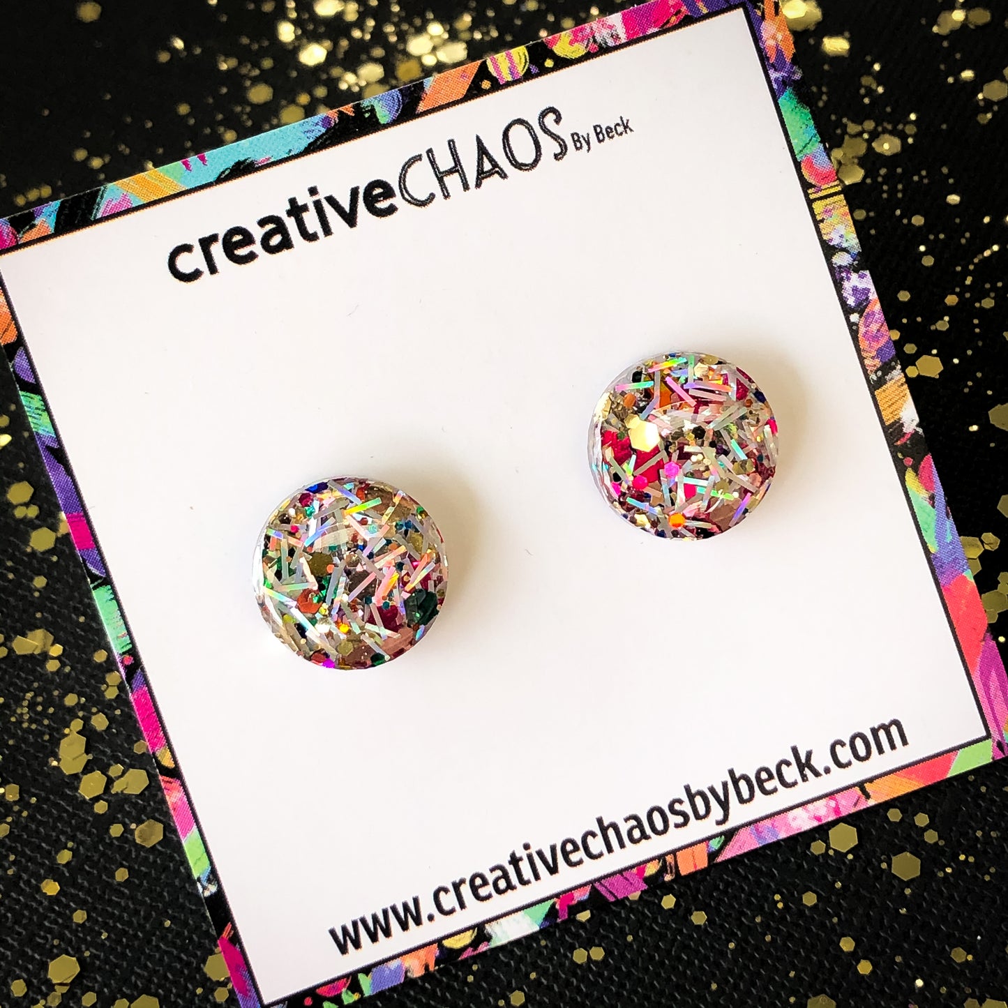 Glitter Midi Stud (38)