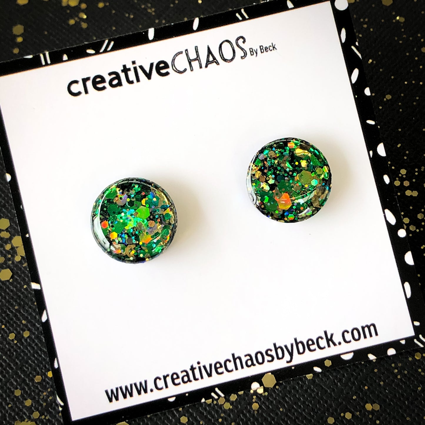 Glitter Midi Stud (37)