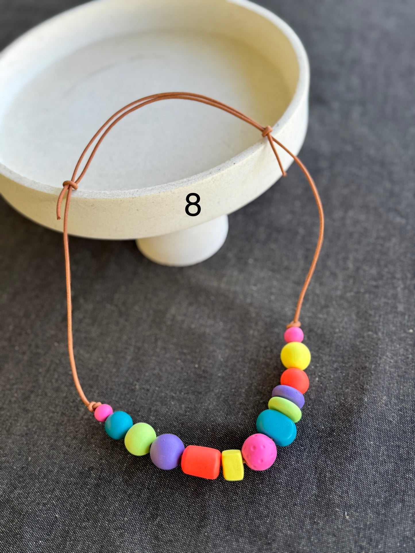 Polymer Clay Necklace (8)