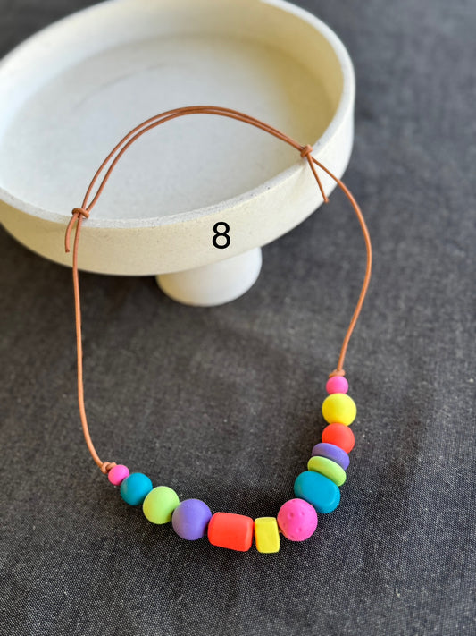 Polymer Clay Necklace (8)