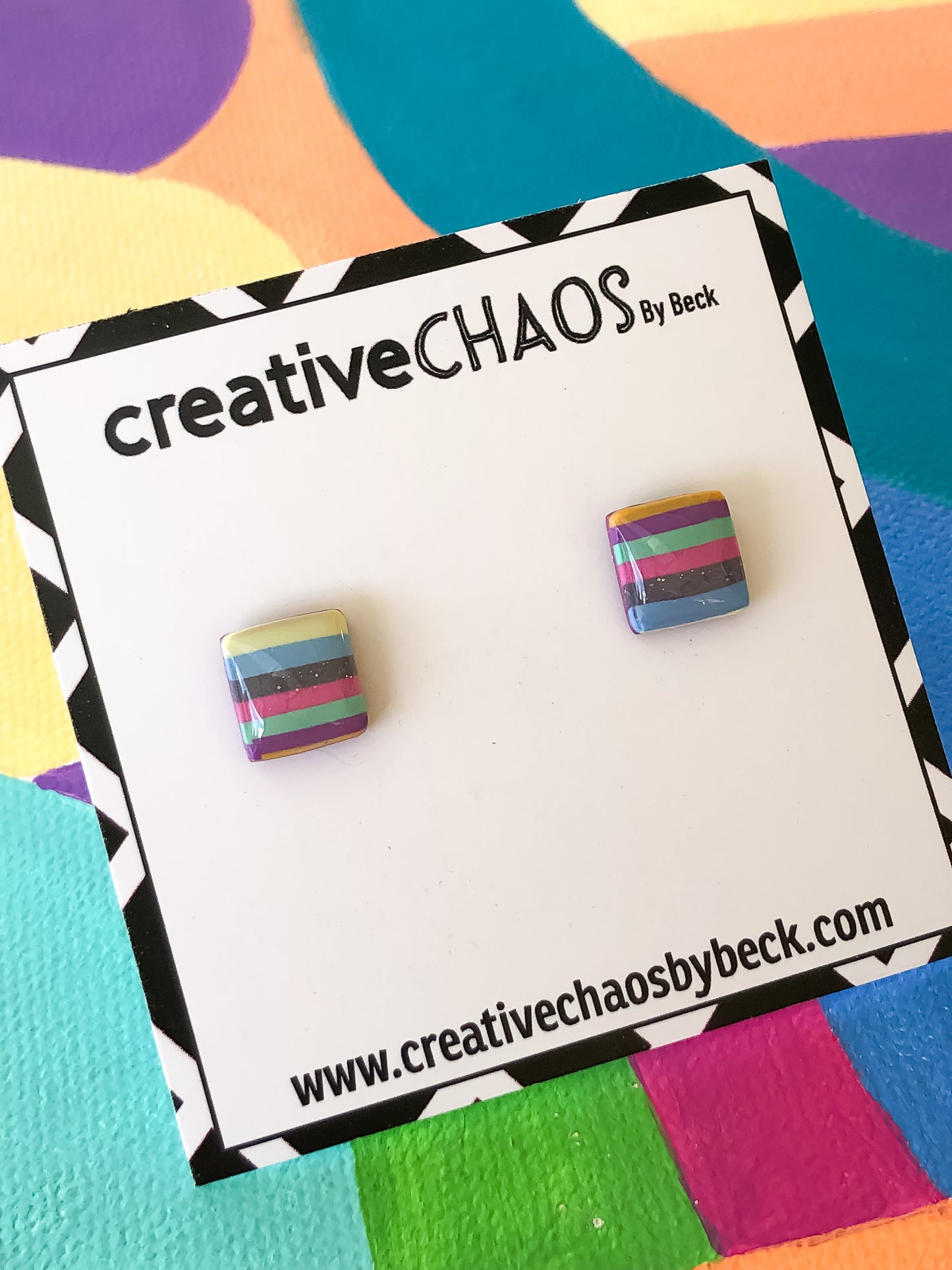 Mini Clay Resin Stud (15)