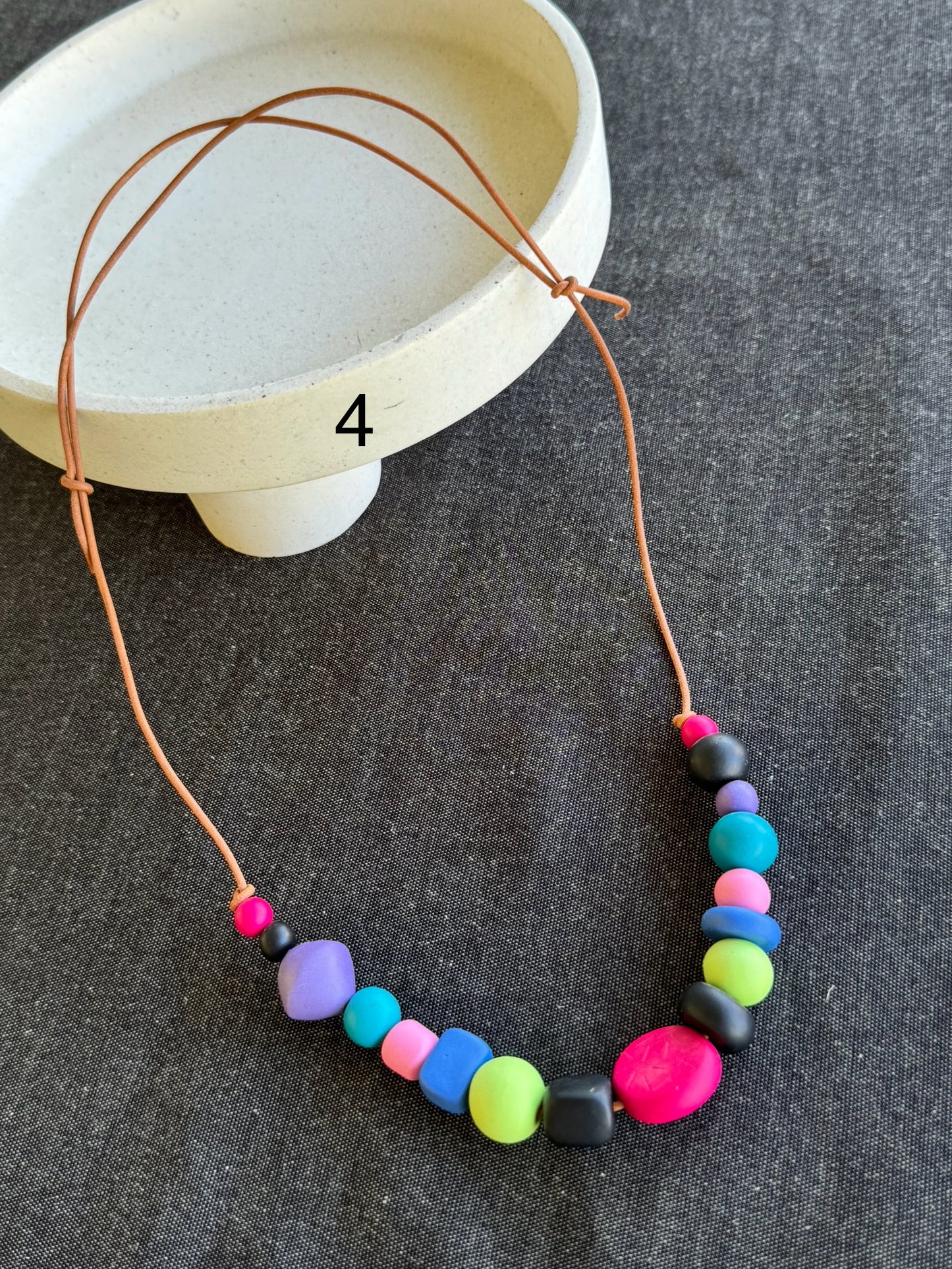 Polymer Clay Necklace (4)