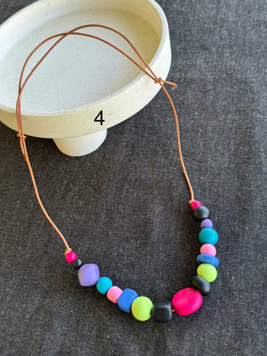 Polymer Clay Necklace (4)