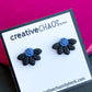 Polymer Clay Flower Stud Earrings