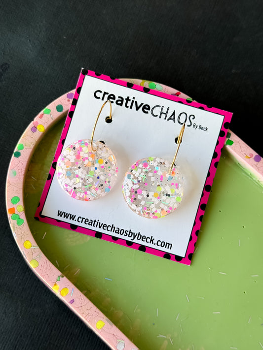 Glitter Hoops