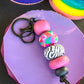 Chaos Polymer Clay Key/Bag Chain