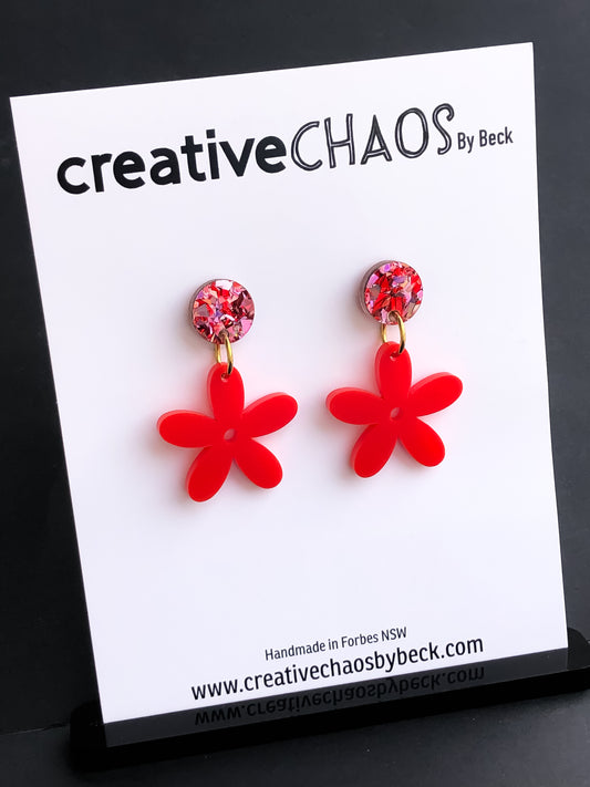 Chaos Acrylic Flower Dangle (8)