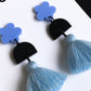 Tassel + Acrylic Statement Dangle