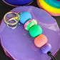 Chaos Polymer Clay Key/Bag Chain