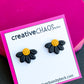 Polymer Clay Flower Stud Earrings