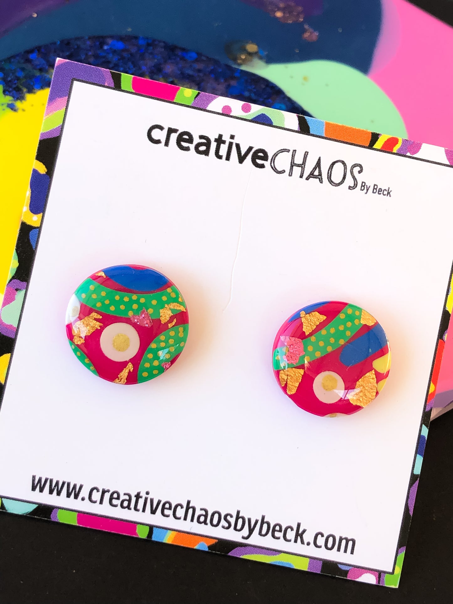 Chaos Gloss Medium Stud (7)