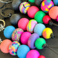 Chaos Polymer Clay Key/Bag Chain