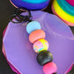 Chaos Polymer Clay Key/Bag Chain