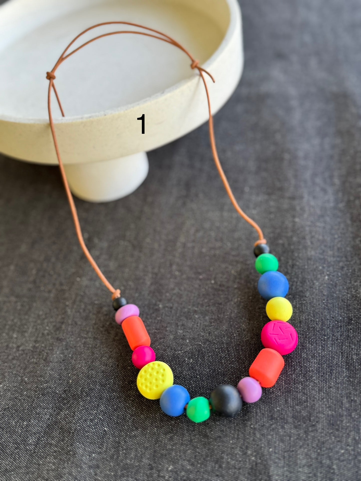 Polymer Clay Necklace (1)