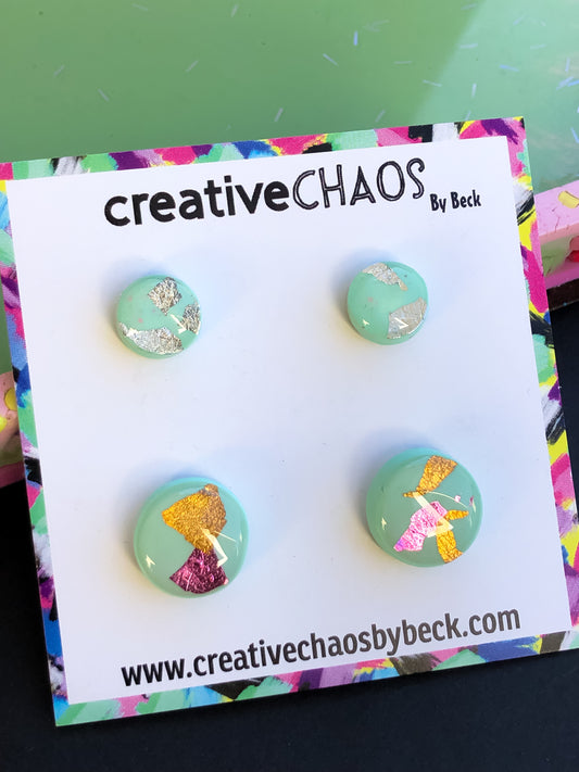 Clay + Foil + Resin Stud Pack (33)
