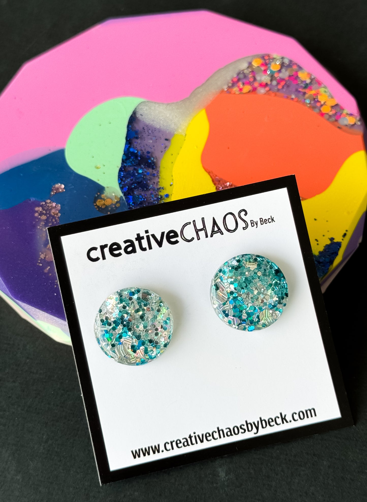 Glitter Medium Stud (29)
