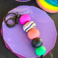 Chaos Polymer Clay Key/Bag Chain