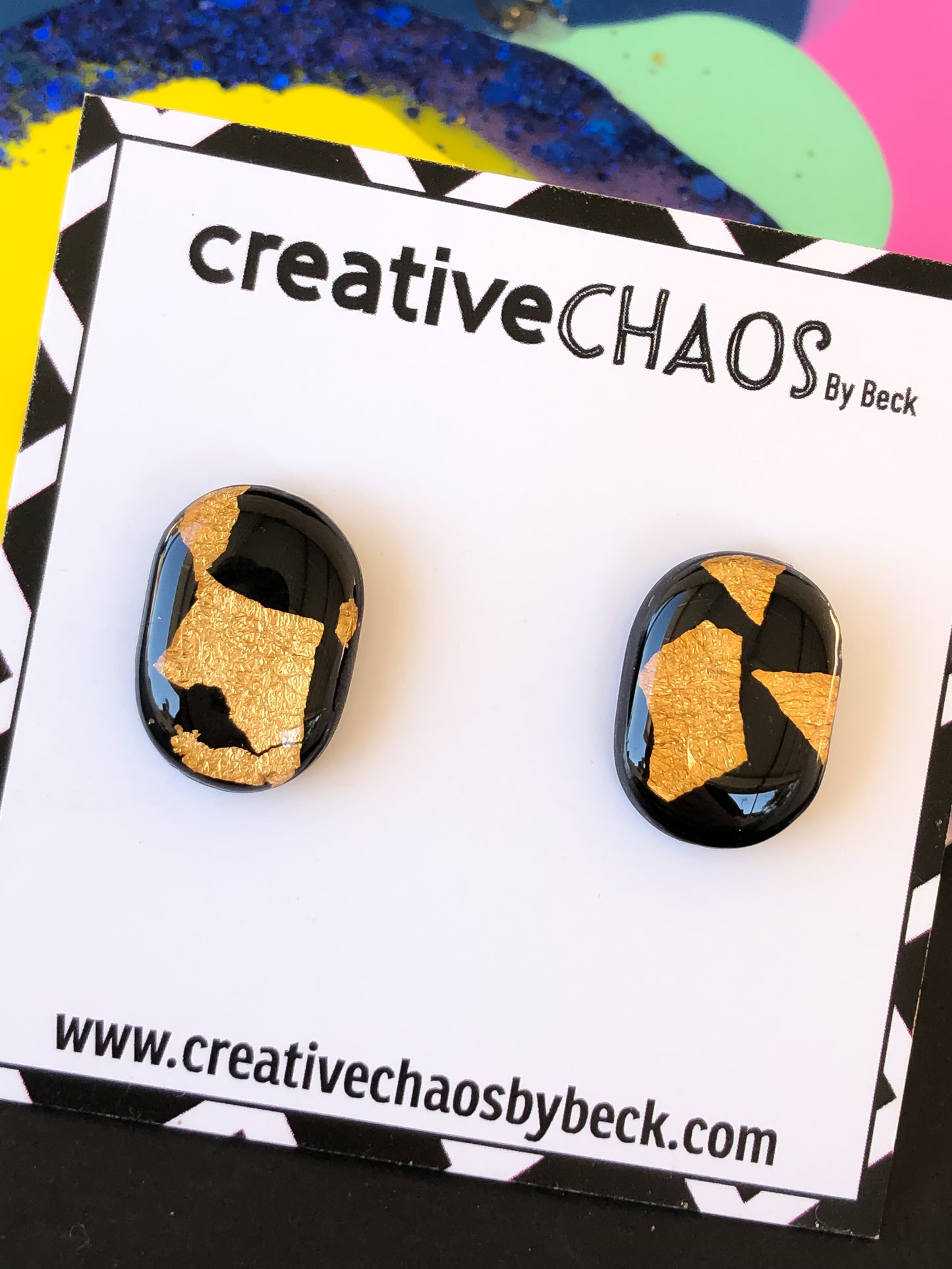 Clay + Foil + Resin Medium Stud (23)