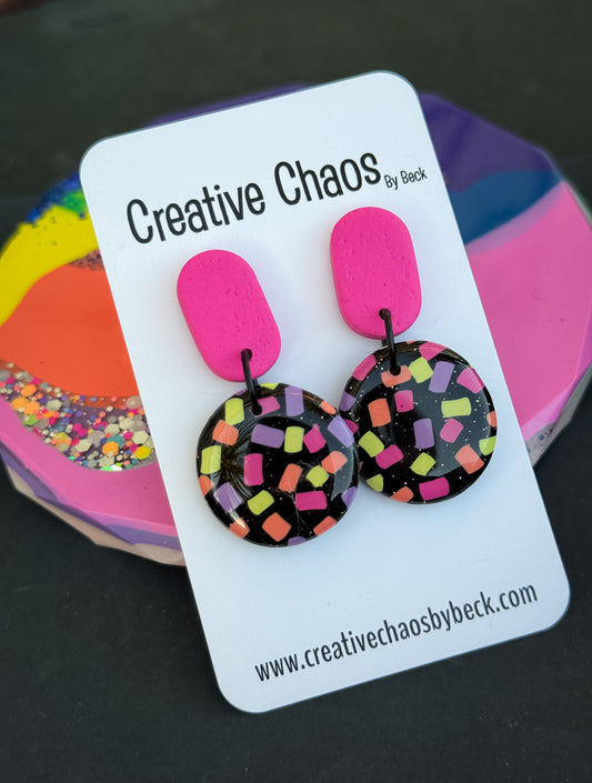 Polymer Clay Dangle Earrings