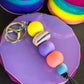 Chaos Polymer Clay Key/Bag Chain
