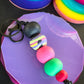 Chaos Polymer Clay Key/Bag Chain