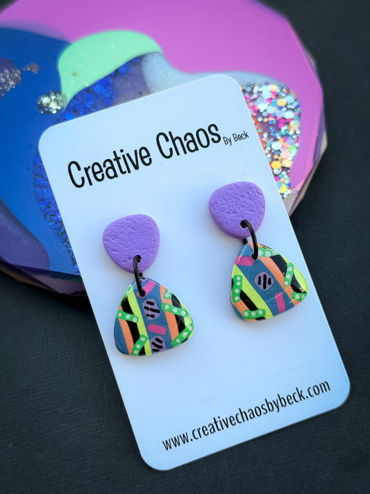 Polymer Clay Dangle Earrings
