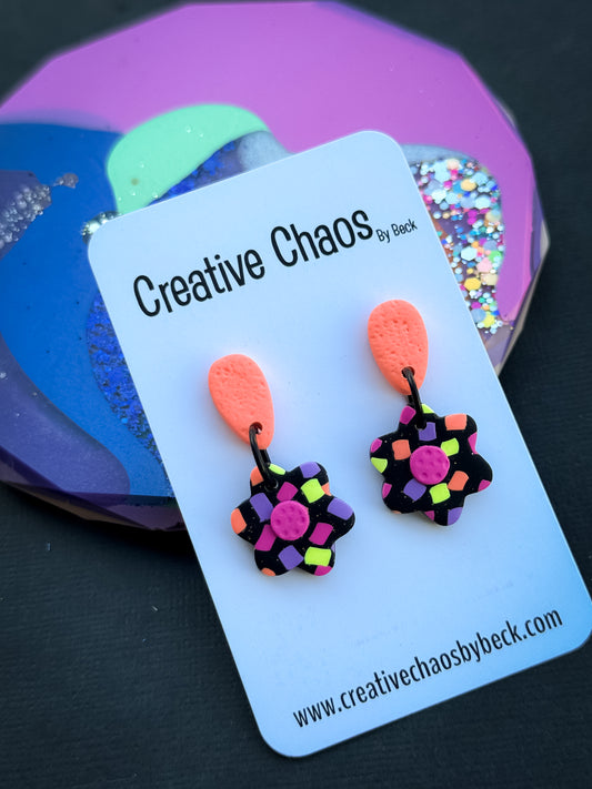 Polymer Clay Flower Dangle