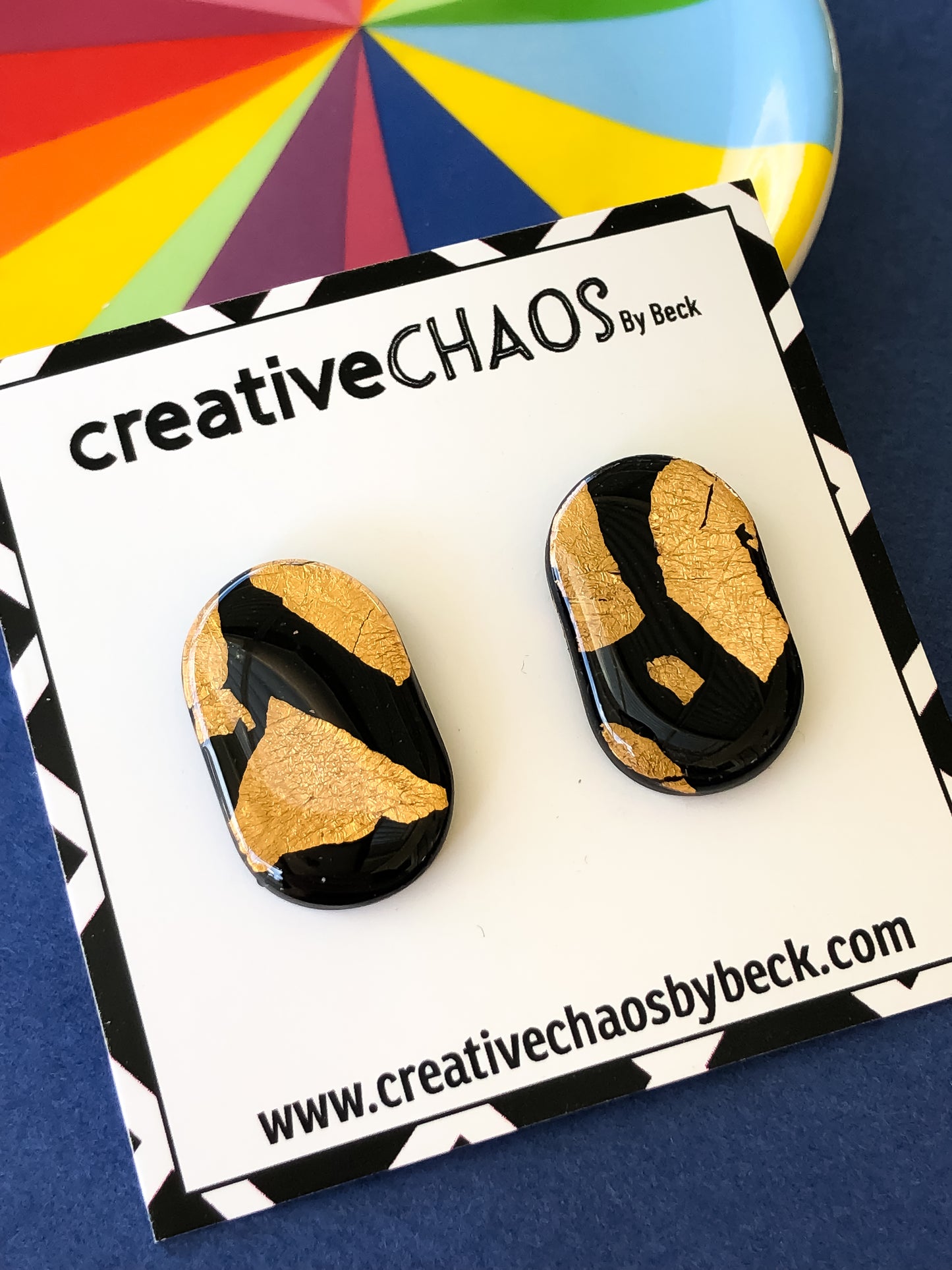 Clay + Foil + Resin Medium Stud (36)