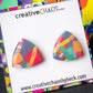 Chaos Gloss Rounded Triangle Stud (62)