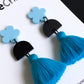 Tassel + Acrylic Statement Dangle