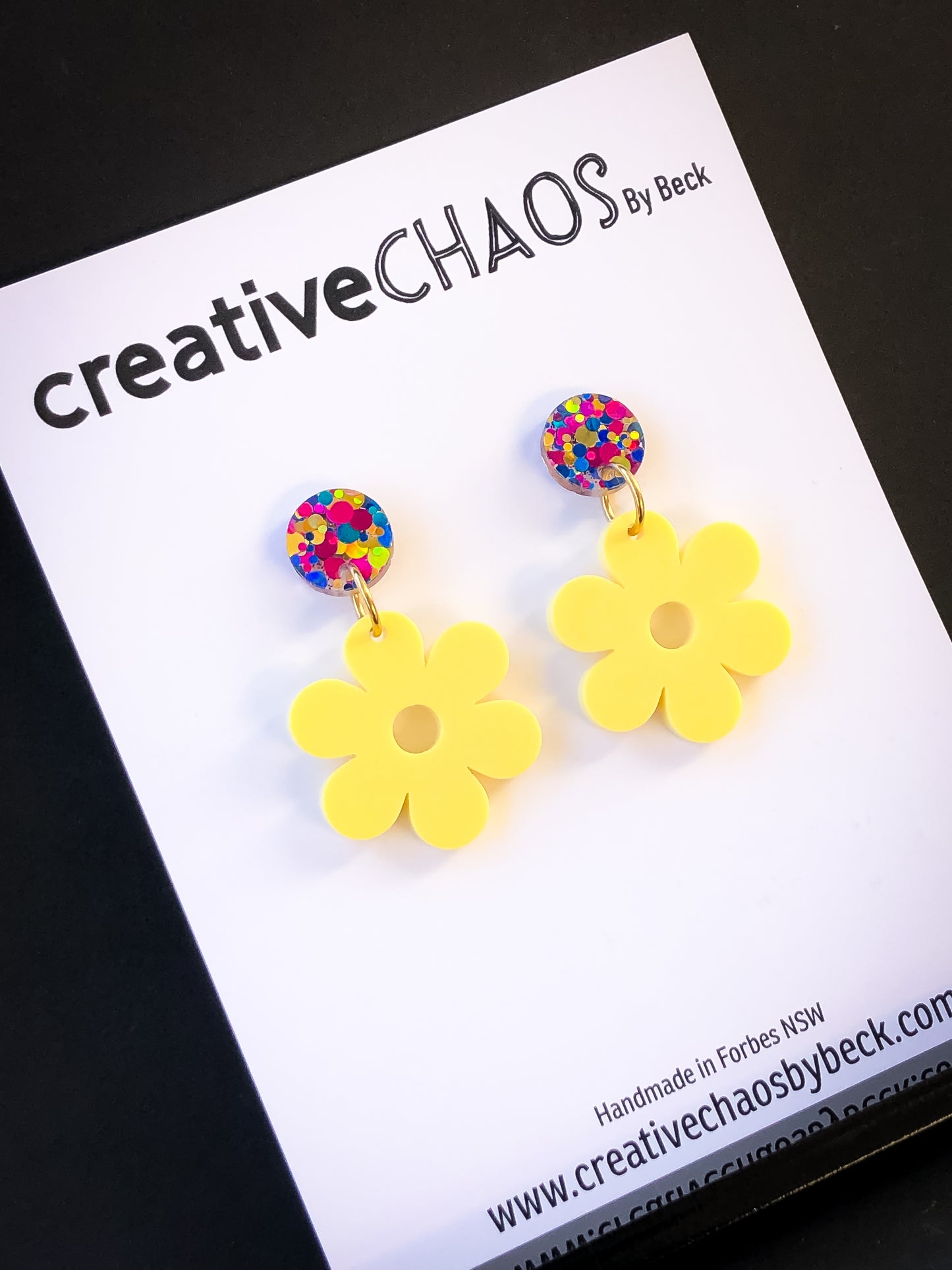 Chaos Acrylic Flower Dangle (17)