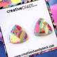 Chaos Gloss Rounded Triangle Stud (46)