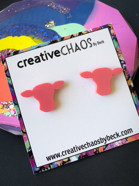 Cow Acrylic Stud (19)