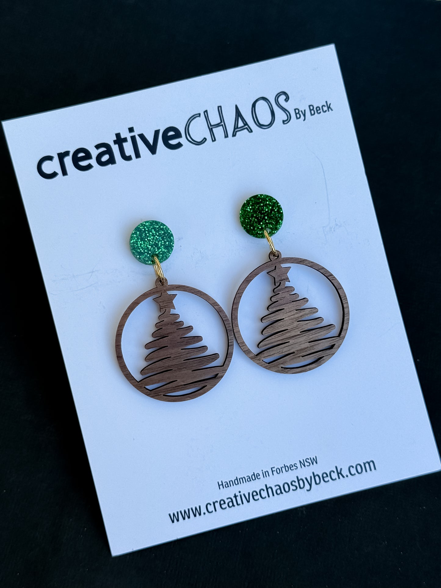 Christmas Tree Dangle Earrings (20)