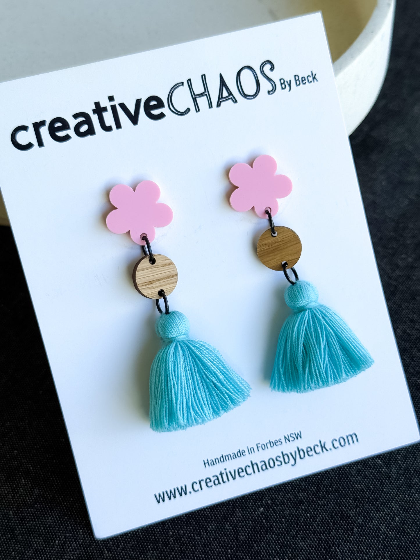 Chaos Mixed Media Dangle