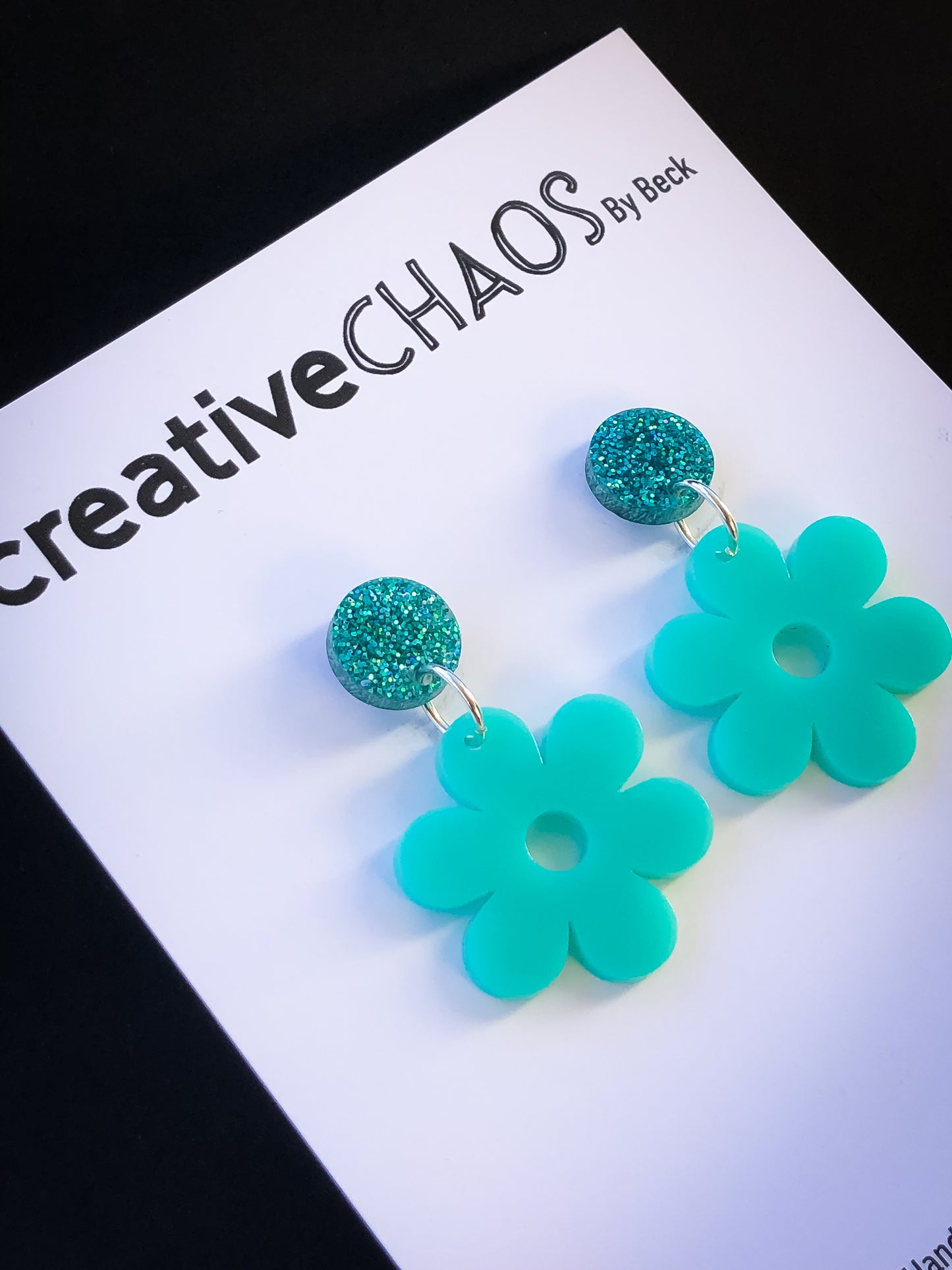 Chaos Acrylic Flower Dangle (15)