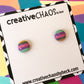 Gloss Clay Stud Earrings (13)