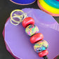 Chaos Polymer Clay Key/Bag Chain