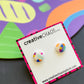 Clay Gloss Stud Earrings (80)