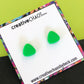 Chaos Rounded Triangle Stud Earrings