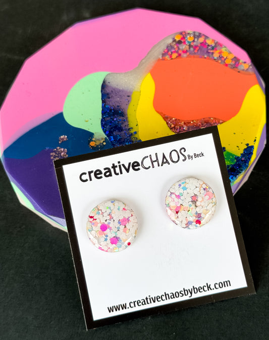 Glitter Medium Stud (14)