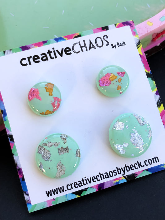 Clay + Foil + Resin Stud Pack (28)