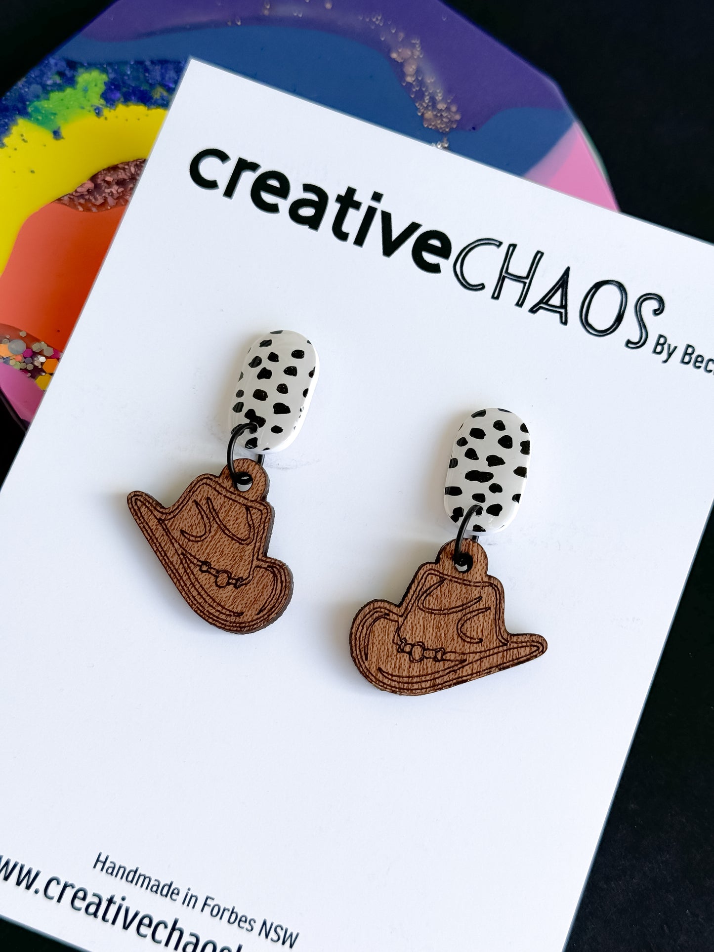 Chaos Cowgirl Hat Dangle (49)