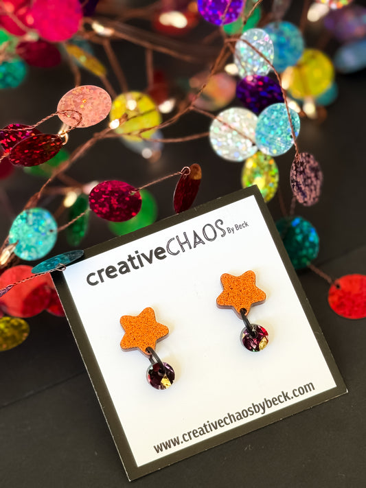 Mini Star Acrylic Dangles (8)