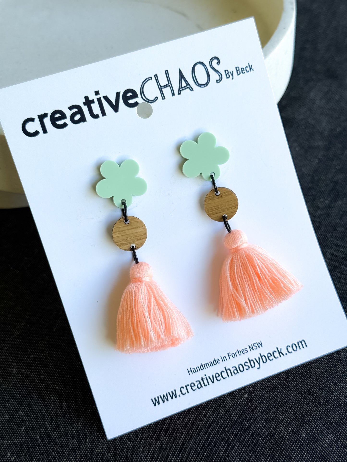 Chaos Mixed Media Dangle