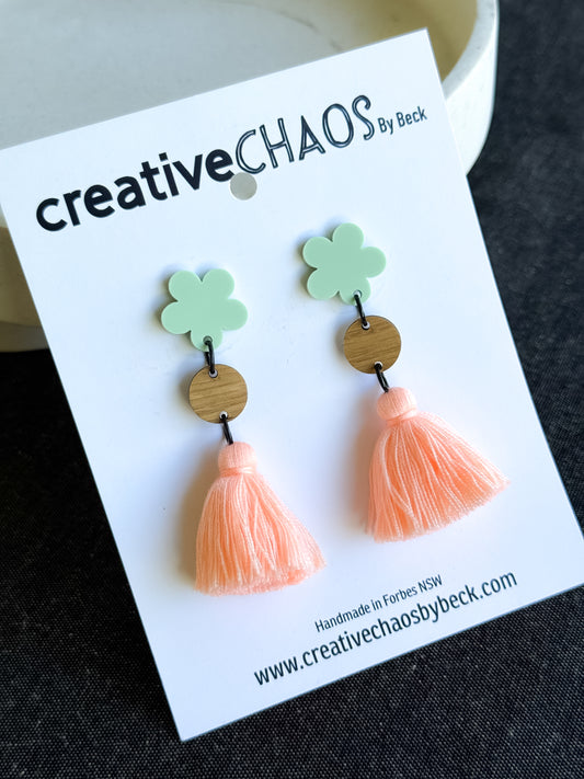 Chaos Mixed Media Dangle