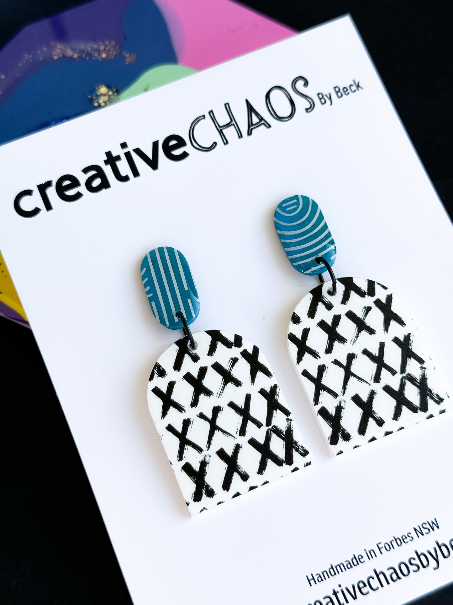 Chaos Acrylic Dangle (24)