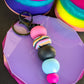 Chaos Polymer Clay Key/Bag Chain