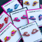 Polymer Clay Cowgirl Hat Stud Earring
